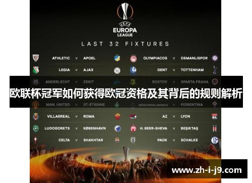 欧联杯冠军如何获得欧冠资格及其背后的规则解析